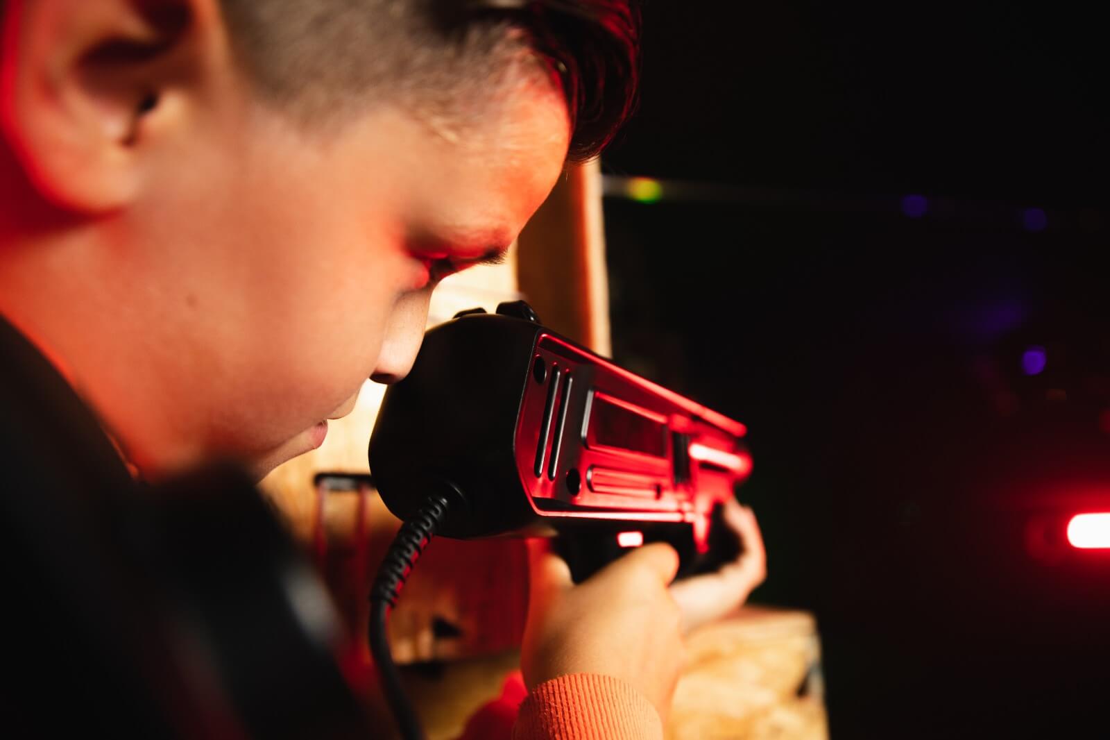 Lasergamen kinderfeestje