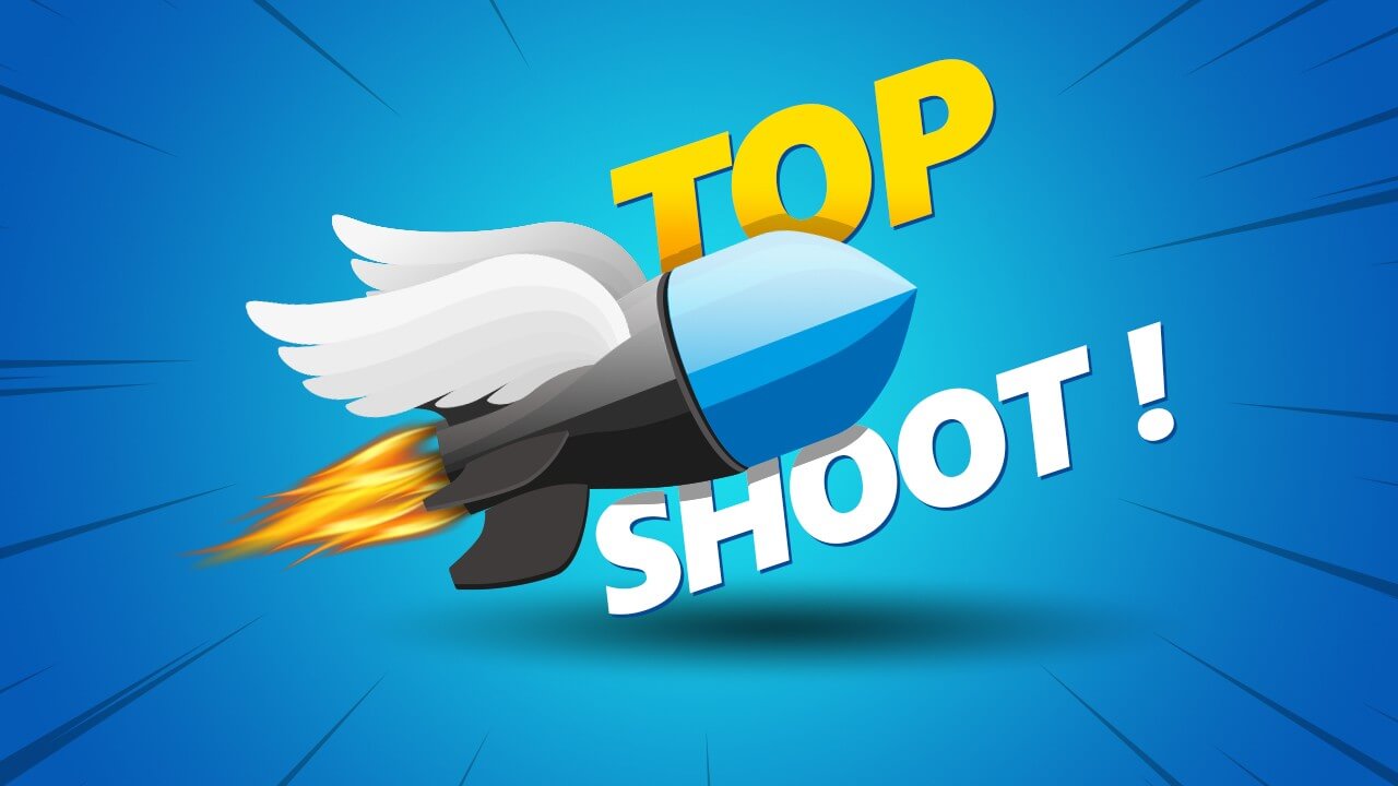Power-up raket blauw