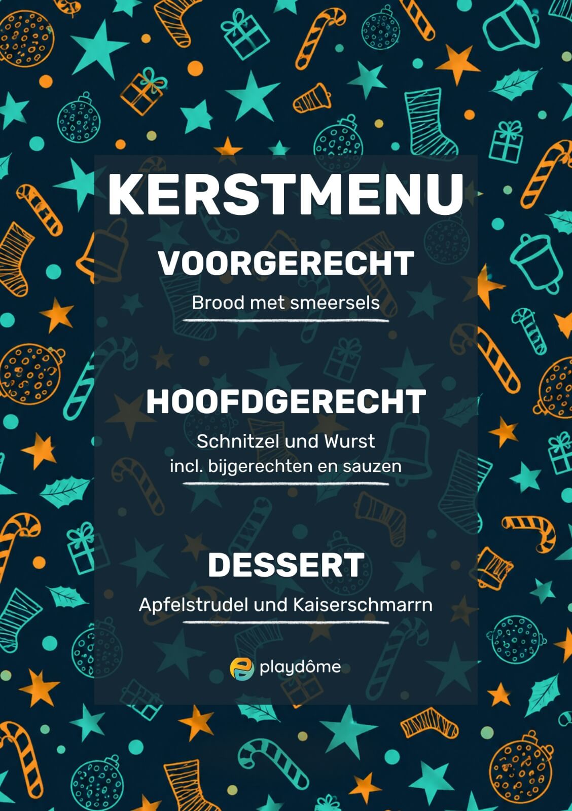 Kerstmenu 2026